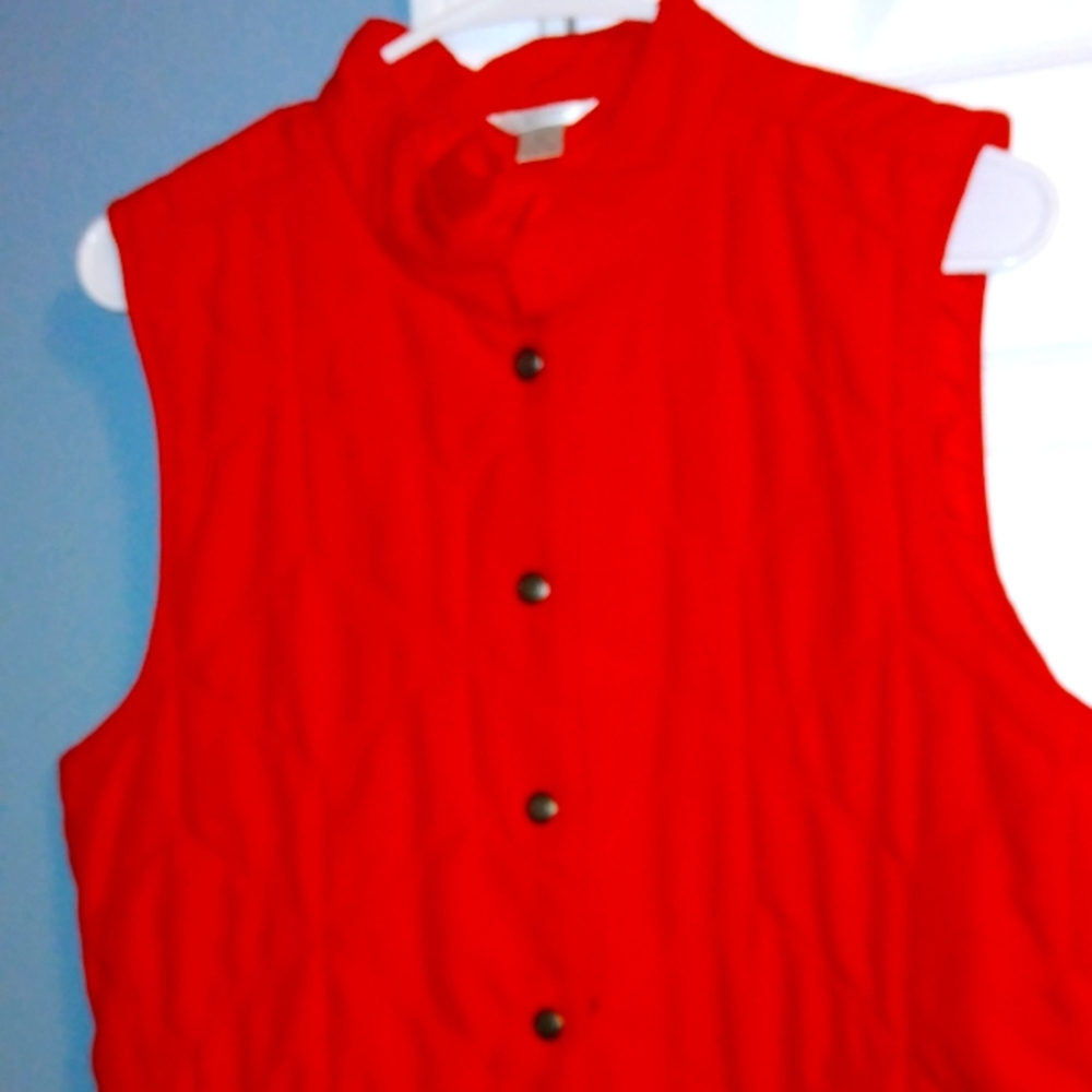 Christopher Banks Red Vest Size L